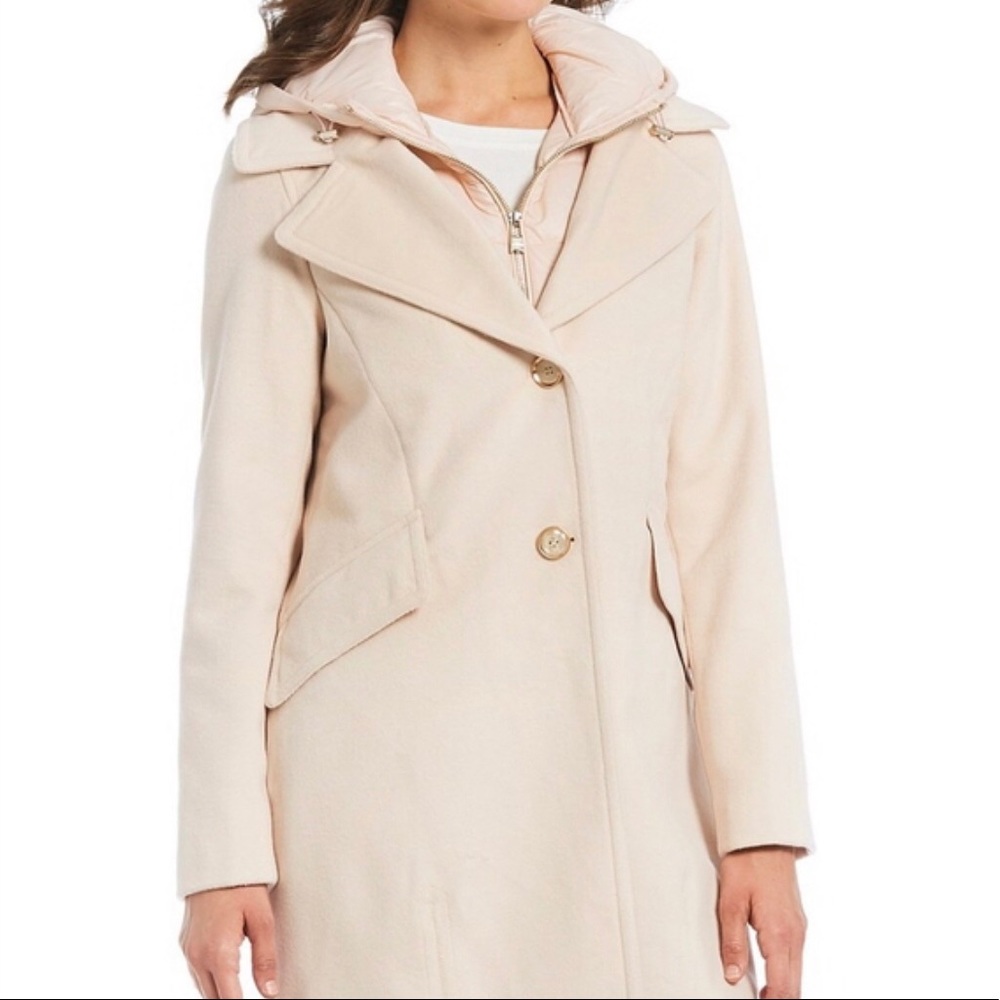 Karl Lagerfeld Wool Jacket with bib